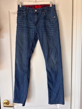 Levi's 511 Light Blue Straight Leg Jeans Comfort Waist boys sz 16 28x30 set of 2